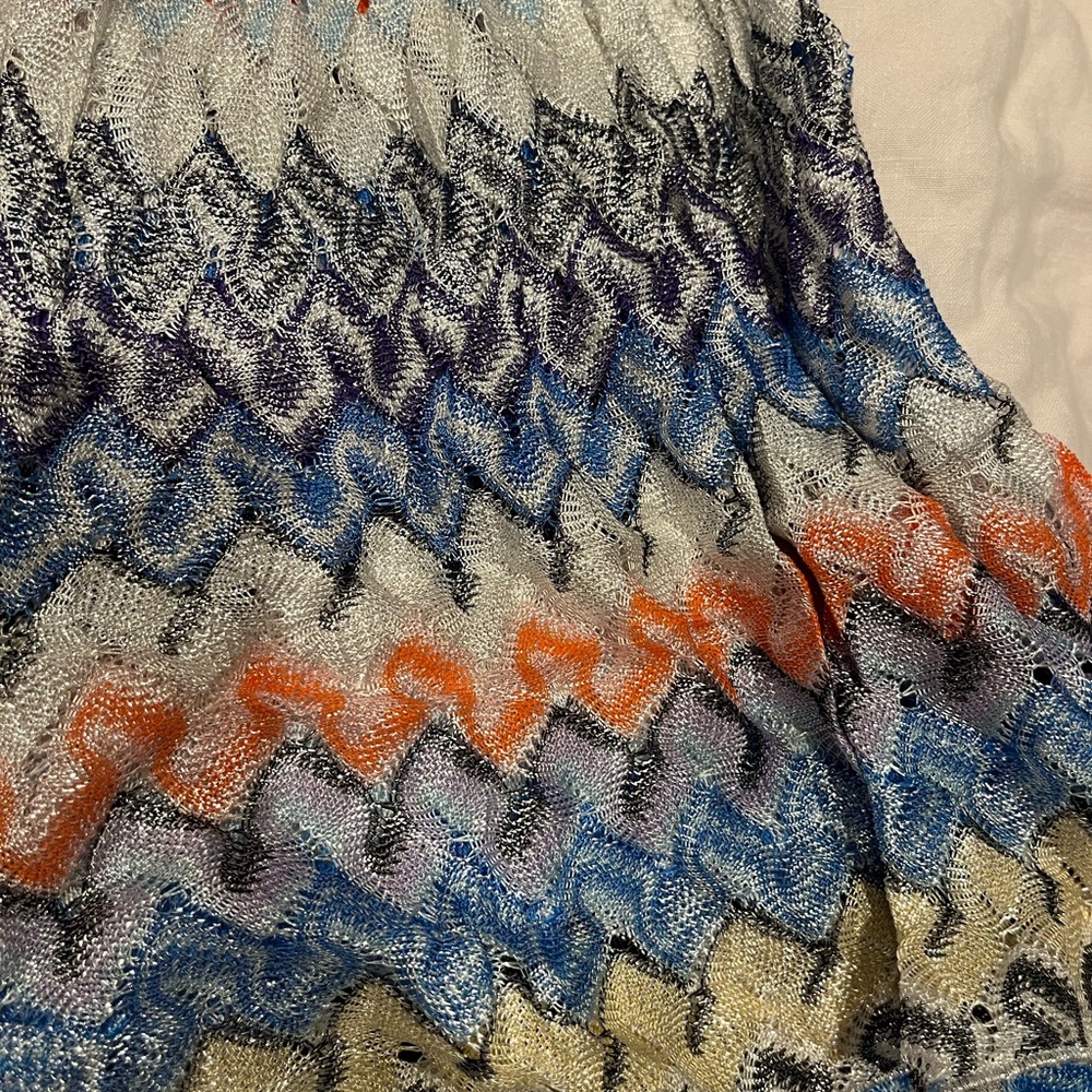 Missoni Vibrant Chevron Knit Sweater